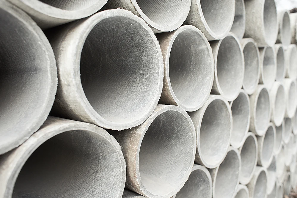 concrete pipes